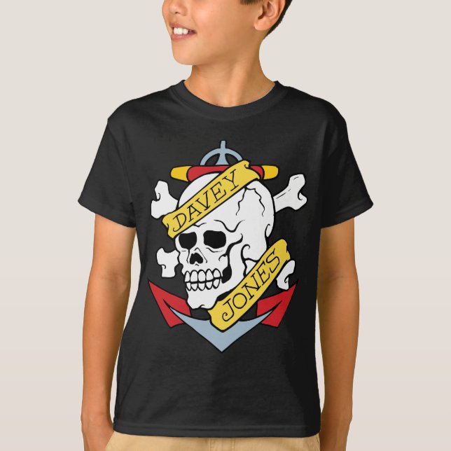 Davey Jones Tattoo T-Shirt (Front)