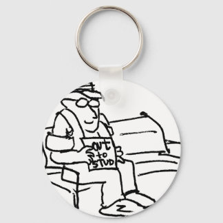davholle out to stud key ring