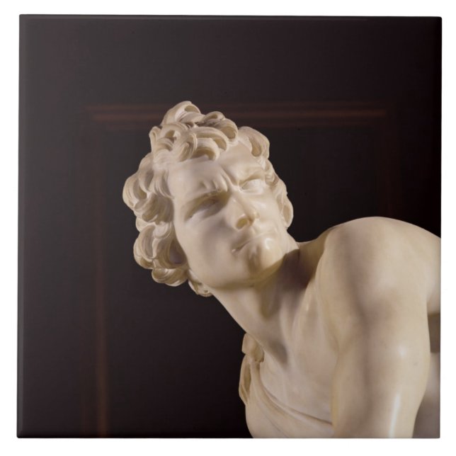 David, 1623-24 (marble) (detail) tile (Front)