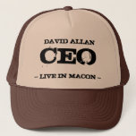 David Allan CEO Trucker Hat<br><div class="desc">David Allan CEO  Live in Macon not David Allan COE</div>