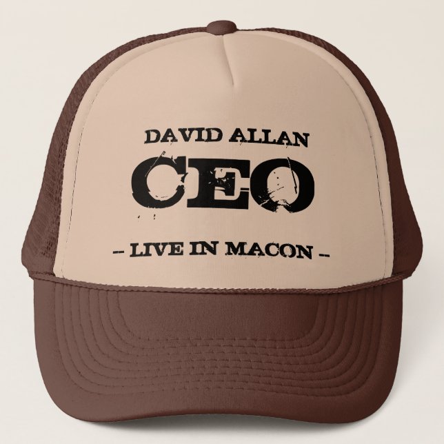 David Allan CEO Trucker Hat (Front)