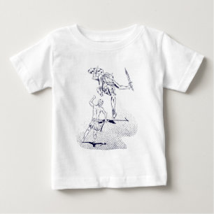 David and Goliath Bible Story Baby T-Shirt