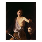 David and Goliath by Caravaggio in Rome - Poster