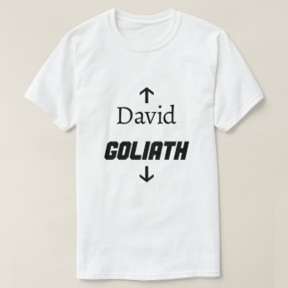 David and Goliath Funny Shirt
