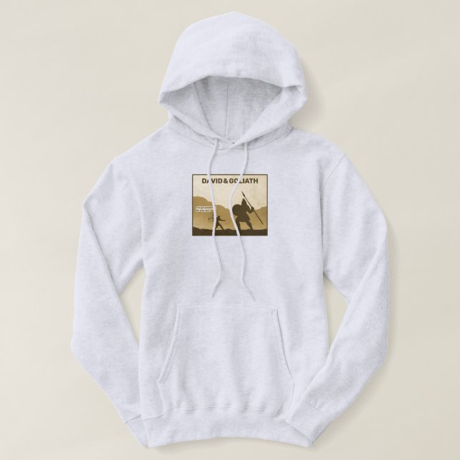 David And Goliath Hoodie (Design Front)