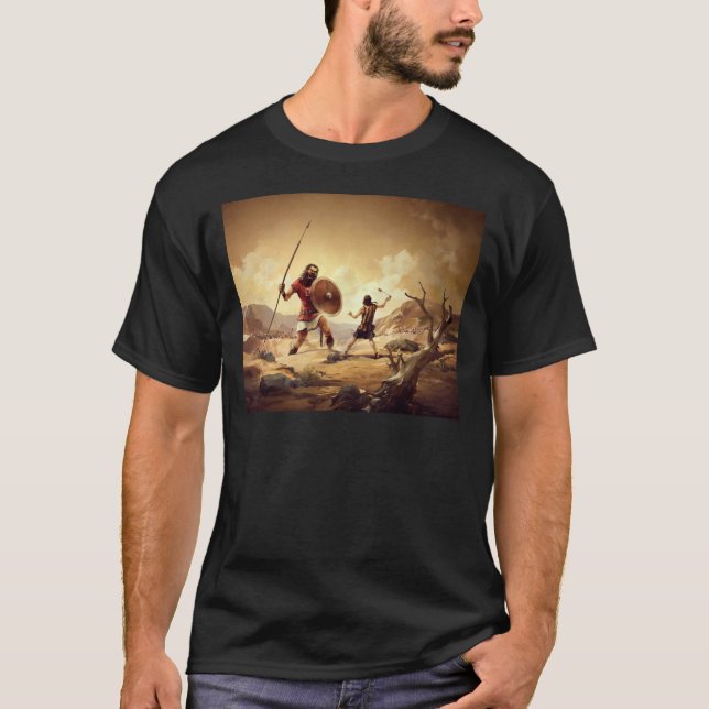 David and Goliath T-Shirt (Front)