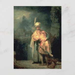 David and Jonathan, 1642 Postcard