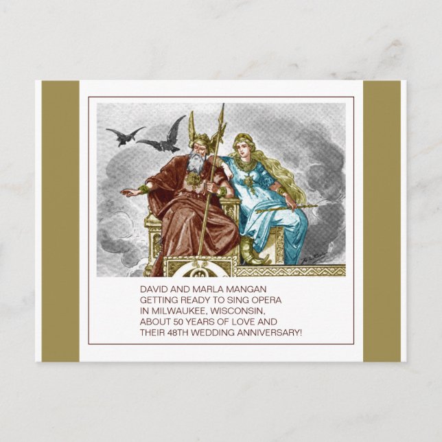 DAVID AND MARLA MANGAN 48TH ANNIVERSARY CARD    (Front)