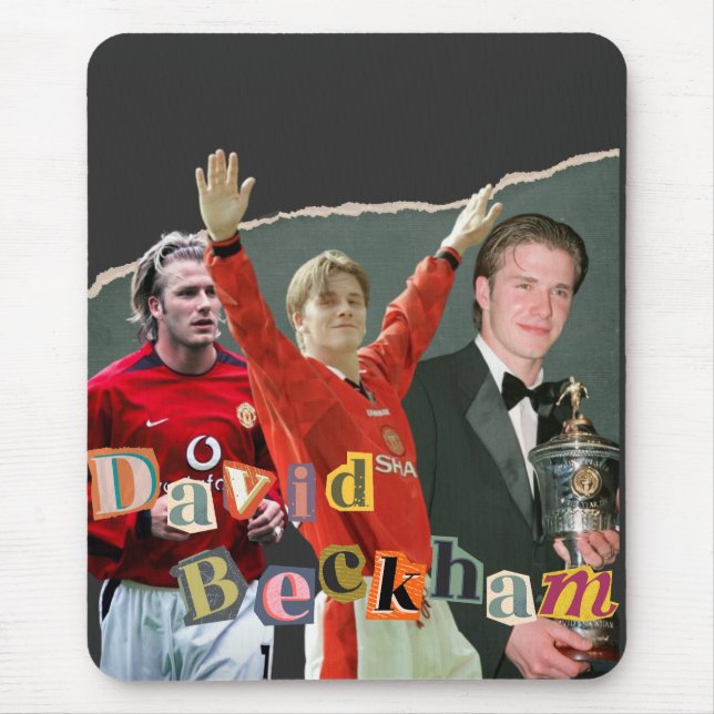 David Beckham Mouse Mat (Front)