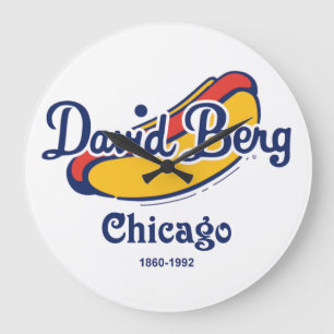 David Berg & Company, Chicago, IL 1860-1992 Large Clock