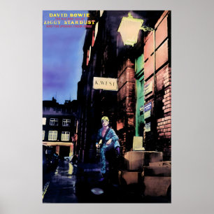David Bowie 1972 Ziggy Stardust US Promo Poster