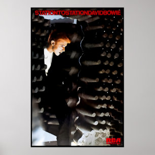 David Bowie 1976 Station to Station US Promo Poster