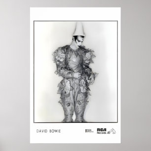 David Bowie 1980 RCA Records Promo Photo print 1
