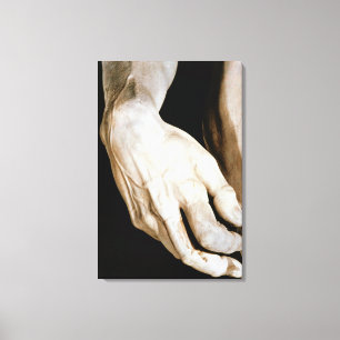 David by Michelangelo Buonarroti , 1501-04 Canvas Print