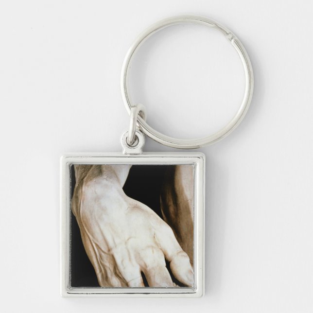 David by Michelangelo Buonarroti , 1501-04 Key Ring (Front)