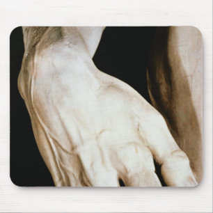 David by Michelangelo Buonarroti , 1501-04 Mouse Mat