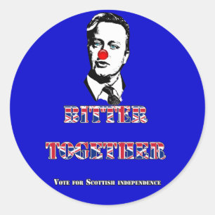 David Cameron Bitter Together Sticker