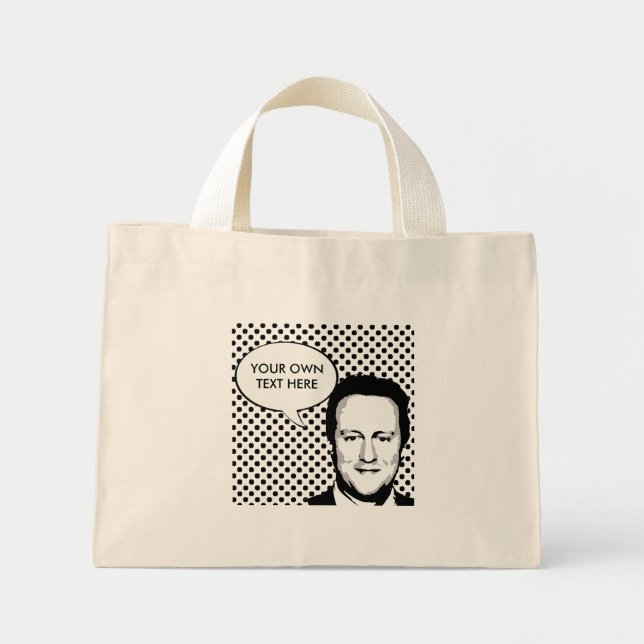 David Cameron Mini Tote Bag (Front)