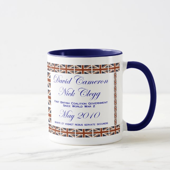 David Cameron ~ Nick Clegg ~ Coalition Mug (Right)