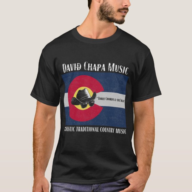 🔥 David Chapa Music – “Three Chords & The Truth”  T-Shirt (Front)