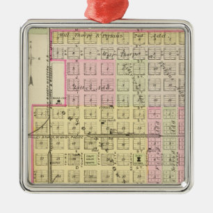 David City, Nebraska Metal Tree Decoration