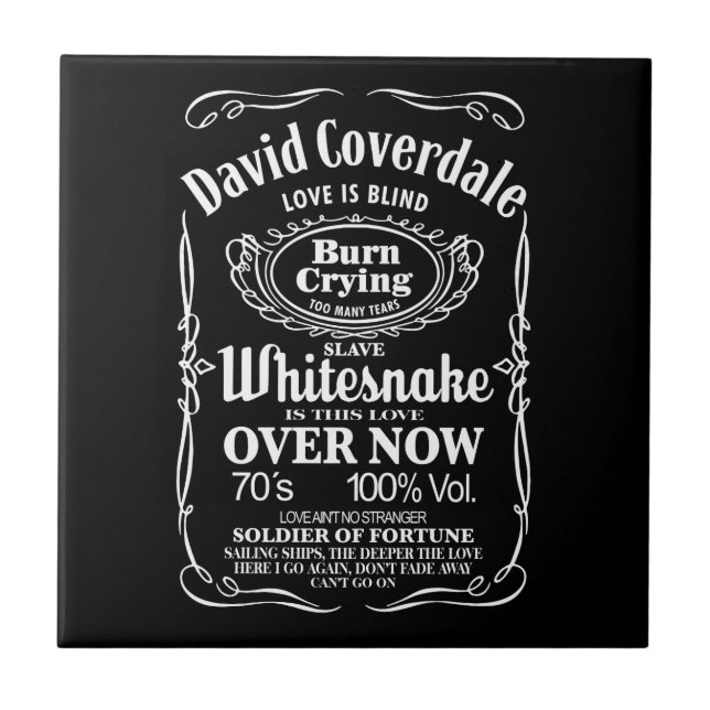 David Coverdale Tile (Front)