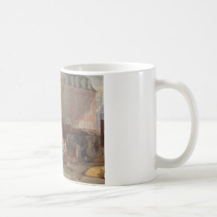 David Cox - A French Market Scene Coffee Mug