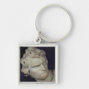 David, detail of the head, 1623-23 key ring