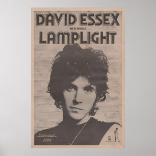 DAVID ESSEX Poster - 1973 original NME - Lamplight