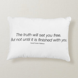 David Foster Wallace Quote Pillow! Decorative Cushion