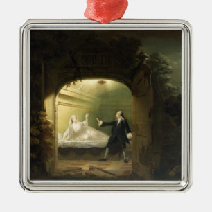 David Garrick (1717-79) and George Anne Bellamy ( Metal Tree Decoration