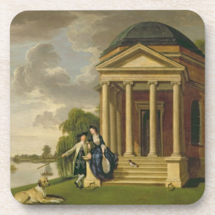 David Garrick (1717-79) and his Wife by his Temple Coaster