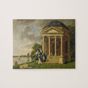 David Garrick (1717-79) and his Wife by his Temple Jigsaw Puzzle