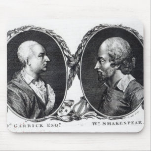 David Garrick and Shakespeare Mouse Mat