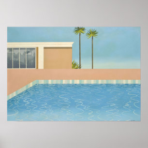 David hockney art painting poster