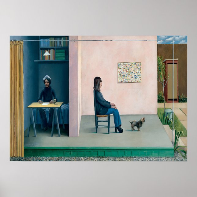 David hockney art poster (Front)