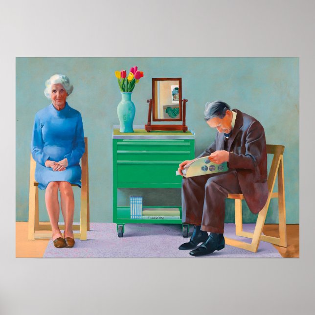David hockney art poster (Front)