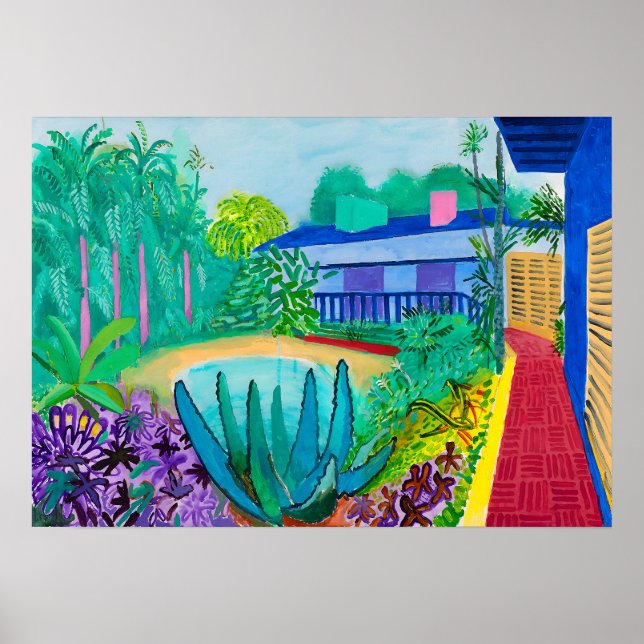 David hockney art poster (Front)