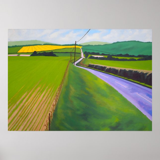 David hockney art style poster (Front)