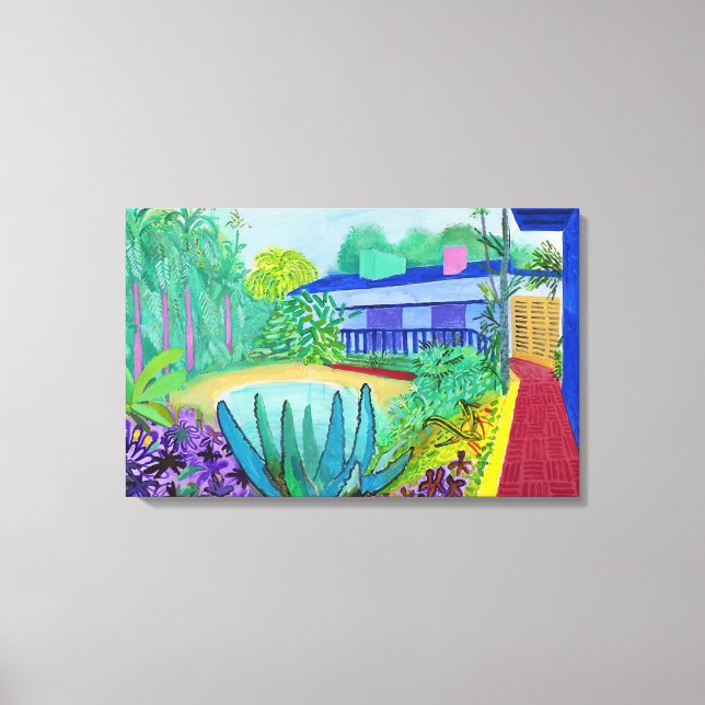 David Hockney - David Hockney Canvas Print (Front)