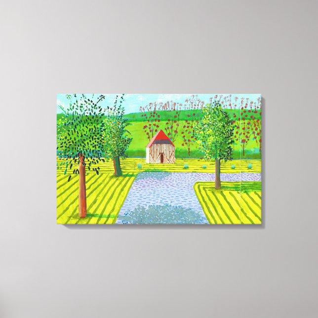 David Hockney - David Hockney Canvas Print (Front)