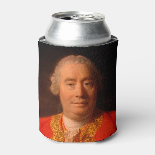 David Hume (1766 Allan Ramsay portrait) Can Cooler (Can Front)