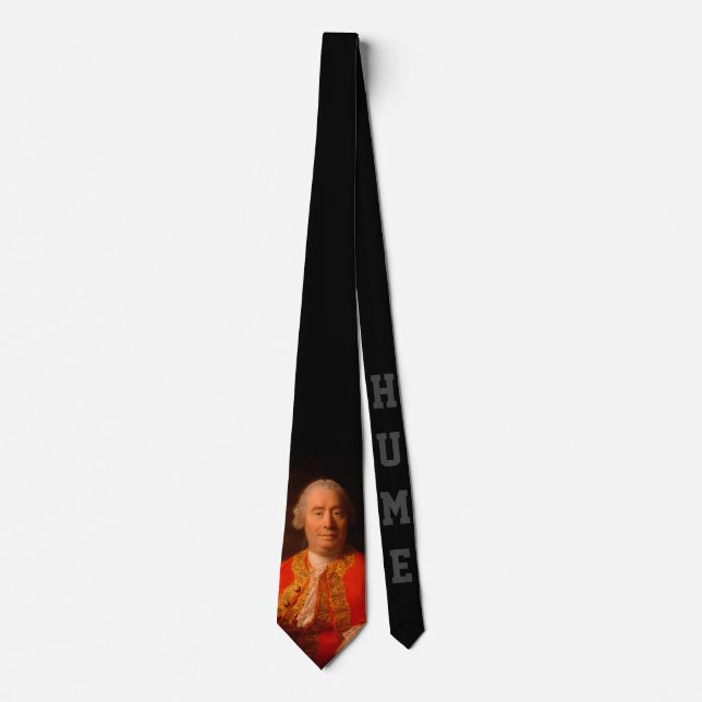 David Hume (1766 Allan Ramsay portrait) Tie (Front)