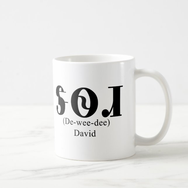 David in Cherokee Coffee Mug (Right)