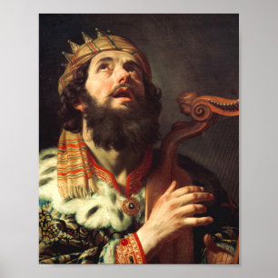 David King Of Israel Poster