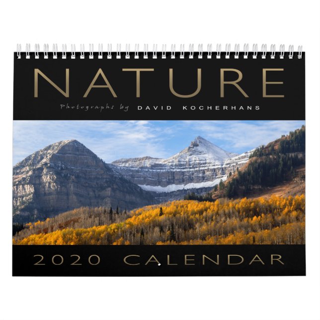 David Kocherhans 2020 Nature Photography Calendar (Cover)