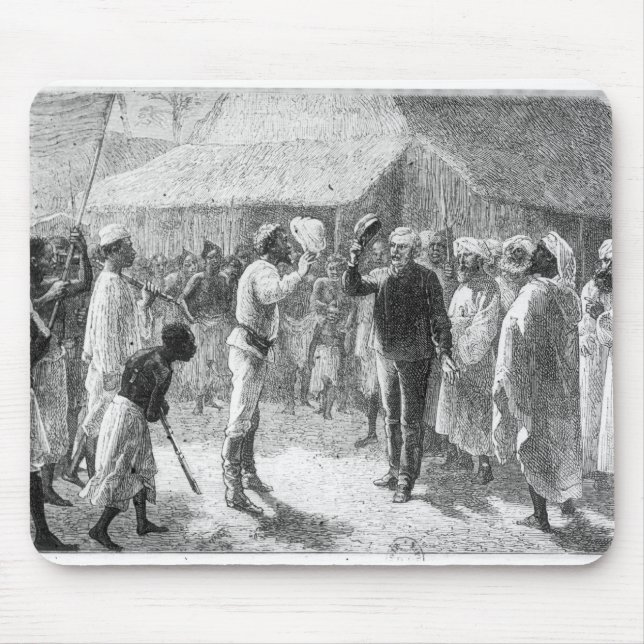 David Livingstone  from 'How I Found Livingstone' Mouse Mat (Front)