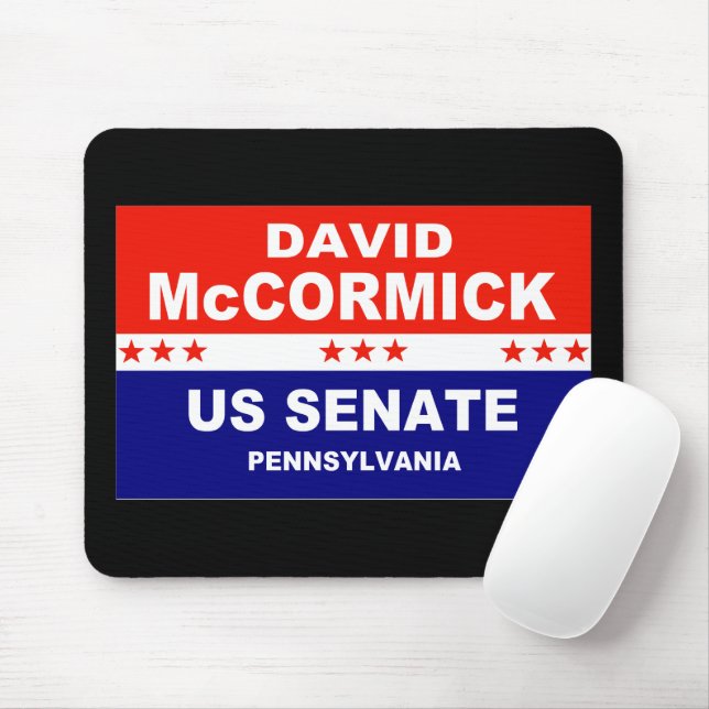 David McCormick US Senate Pennsylvania 2022 Mouse Mat (With Mouse)
