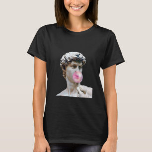 David Michelangelo with Bubblegum Statue Art Man W T-Shirt