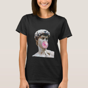 David Michelangelo with Bubblegum Statue Art Man W T-Shirt